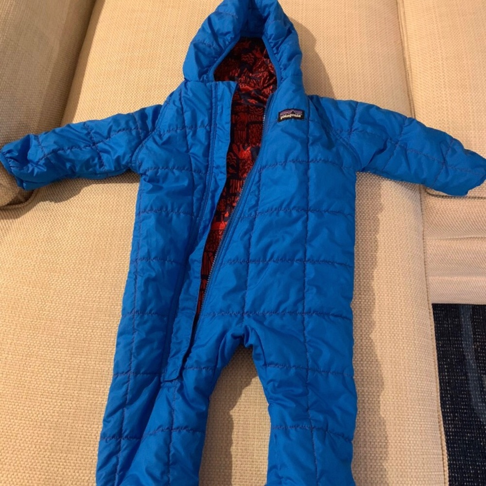 Patagonia reversible infant snowsuit